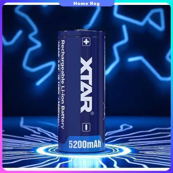 XTAR Baterai Rechargeable 26650 Li-Ion 3.6V 5200mAh 1 PCS