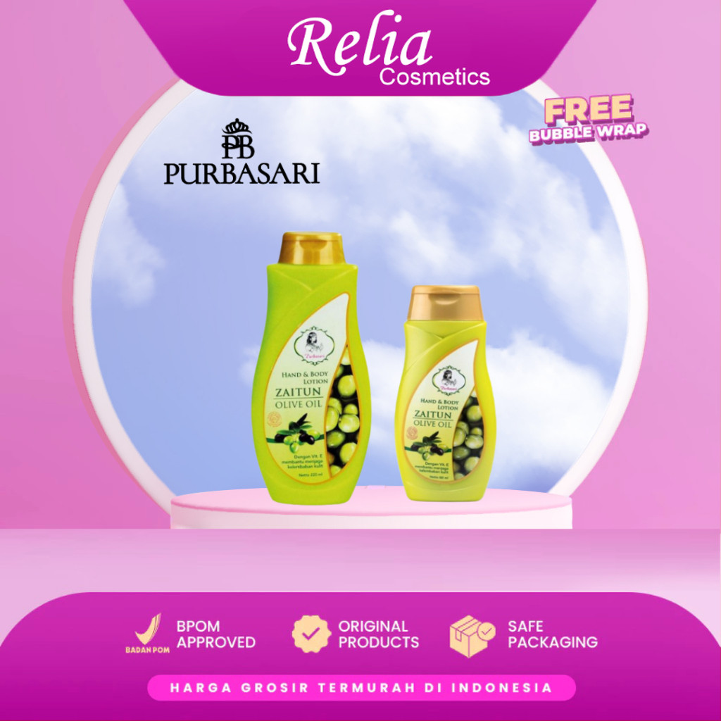 Purbasari Hand & Body Lotion Zaitun  Body Lotion Olive Oil