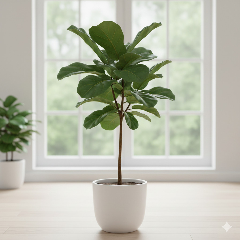 Tanaman Hias Ketapang Biola {Ficus~lyrata} - Bibit Tanaman Hias Indoor Fiddle Leaf Fig - Kimunding -