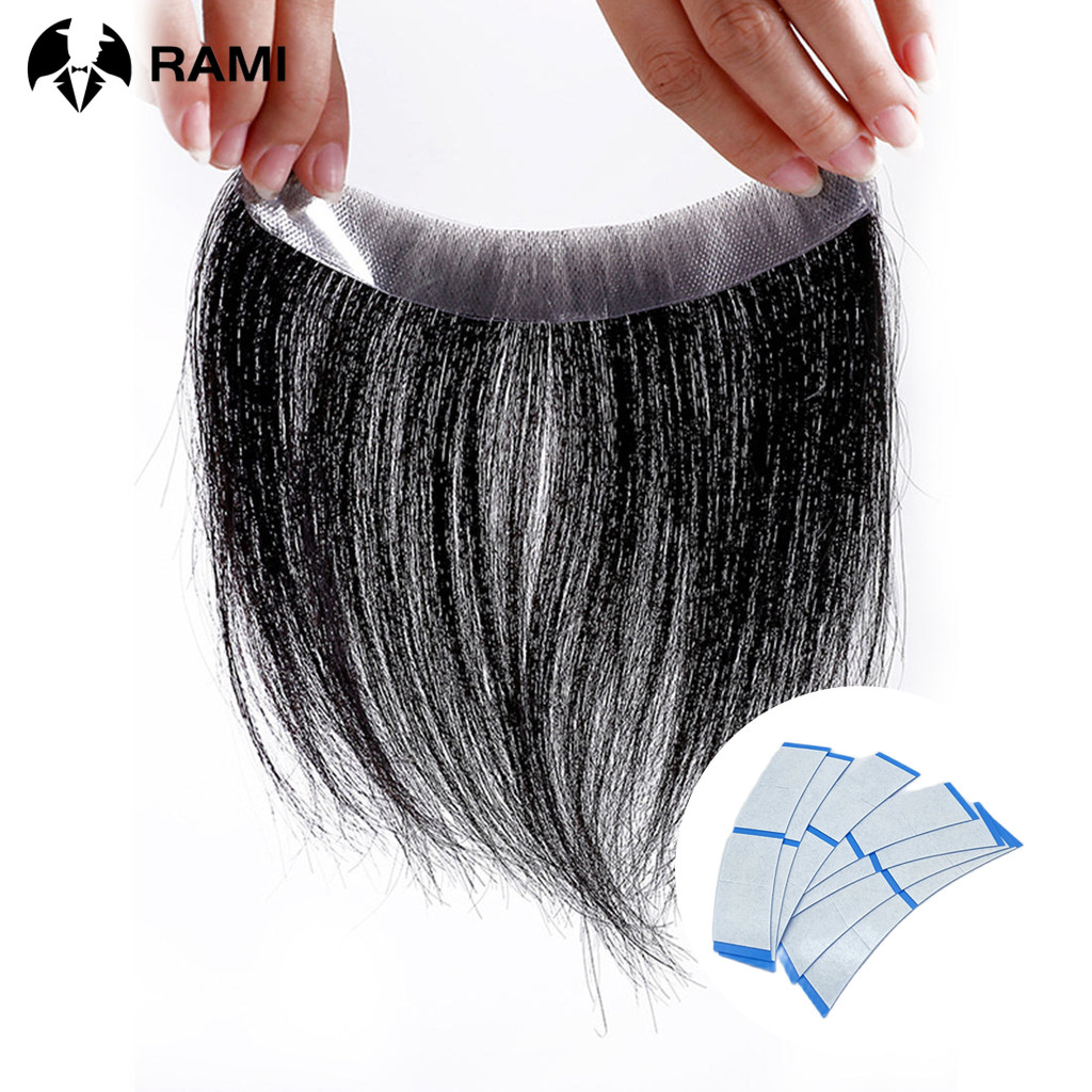 Front Men Toupee Natural Hairpiece For Men PU Front Toupee Wigs Remy Hair With Thin Skin Base Hairli