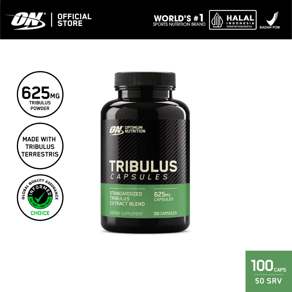 Optimum Nutrition Tribulus 100 Caps - Suplemen / Gym / Muscle Growth / Recovery