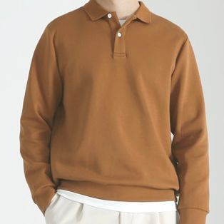 MHCOPIANS POLO SWEATER (BROWN) | POLO SWEATER PRIA
