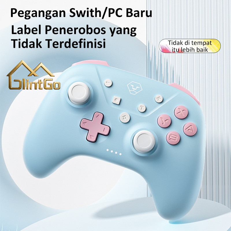 AOLION Gamepad Nirkabel Bluetooth Sensor Gyro Gamepad Nirkabel Joystick untuk Switch Bluetooth 5.0 G