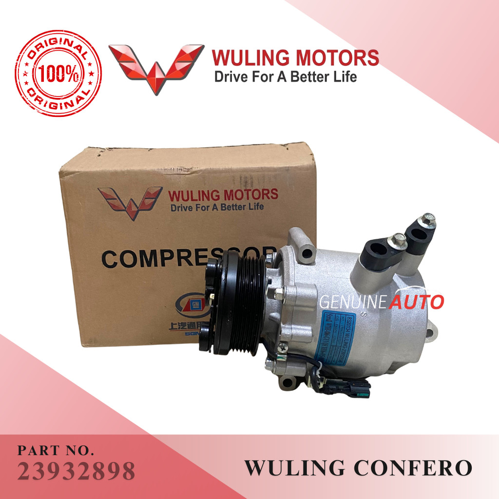 KOMPRESOR AC MOBIL WULING CONFERO COMPRESSOR WULING CONFERO WULING ASLI 23932898