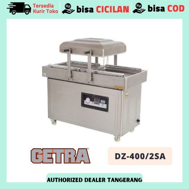GETRA DZ 400/2SA DZ-400/2SA VACUUM SEALER MESIN VAKUM PLASTIK KEMASAN