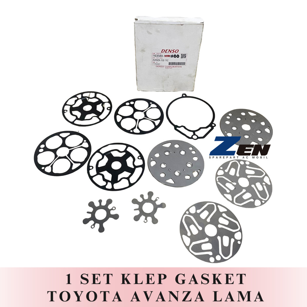 KLEP PACKING KLEP GASKET KOMPRESOR AC MOBIL TOYOTA AVANZA LAMA DENSO 163580-1100