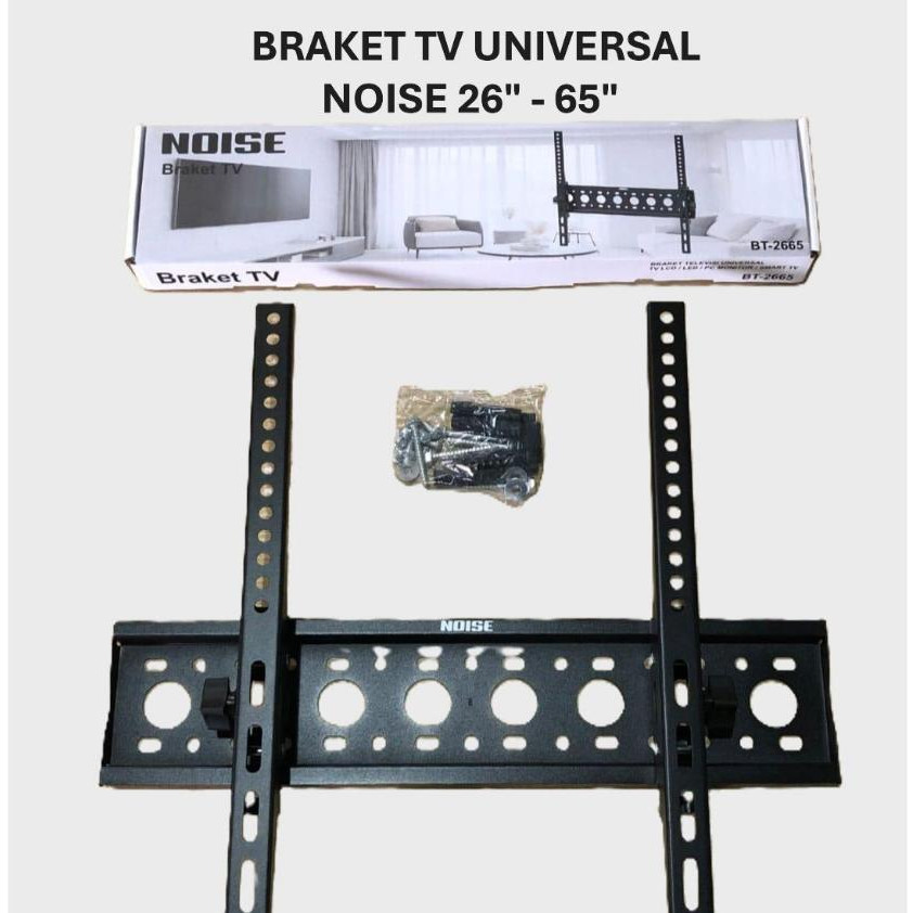 NOISE BRAKET TV UNIVERSAL  26 27 32 40 43 45 50 55 60 65 INCH , BREKET 26" 27" 32" 40" 43" 45" 50" 5