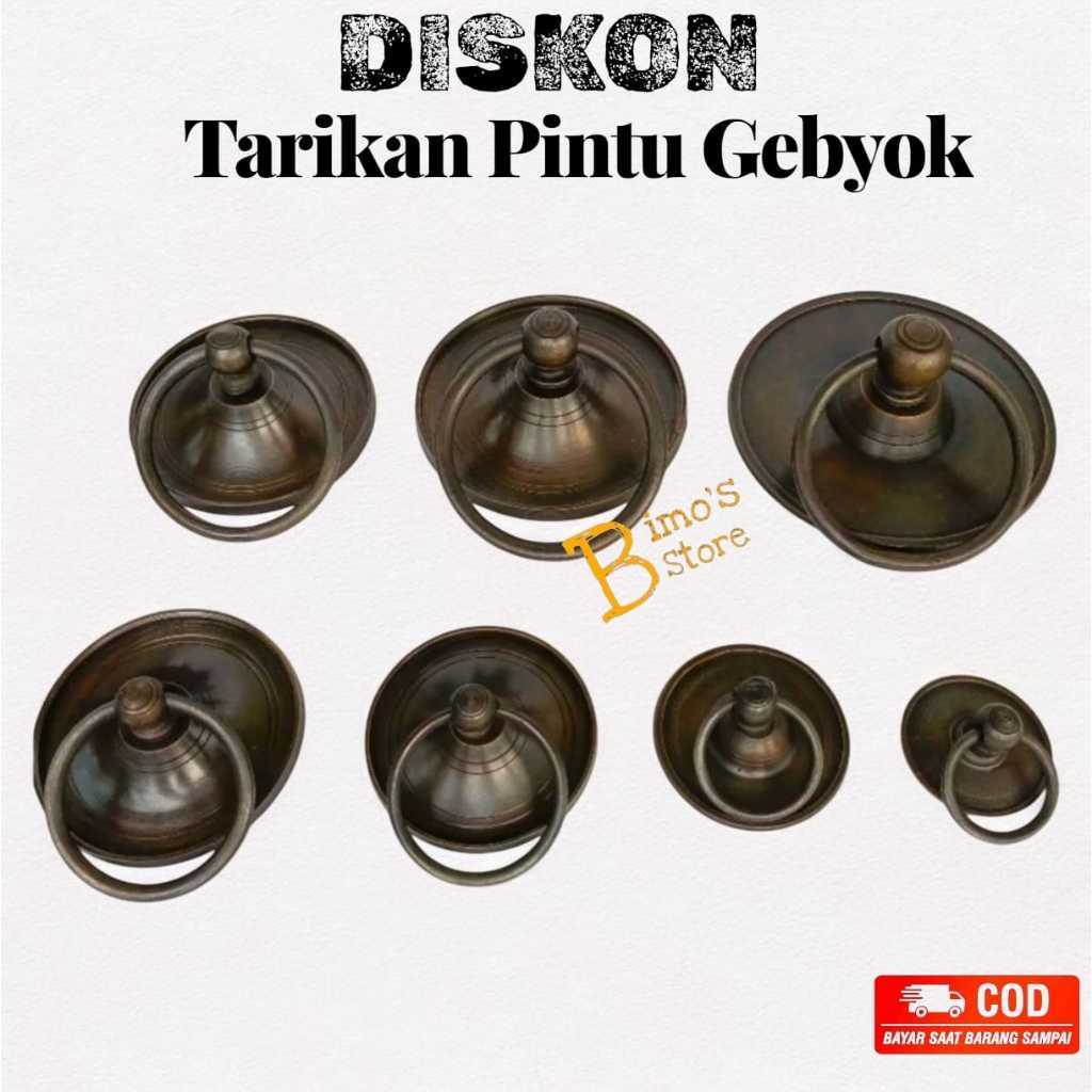 Handle Pintu Rumah Kuningan Tarikan Pintu Gebyok Kuningan 12cm 1pcs Handle Gebyok BS2
