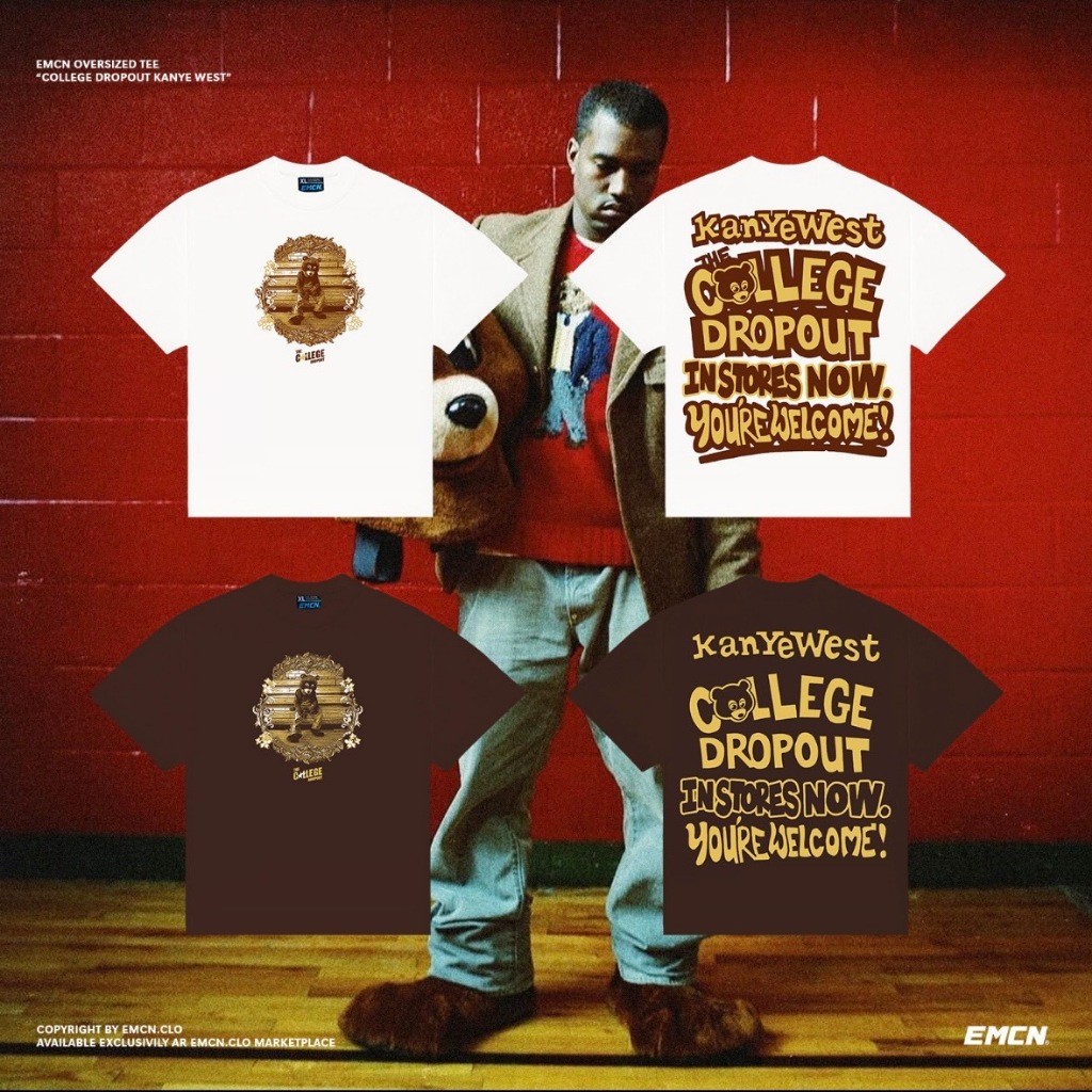 EMCN Oversized Tee Kanye West College Dropout 2.0