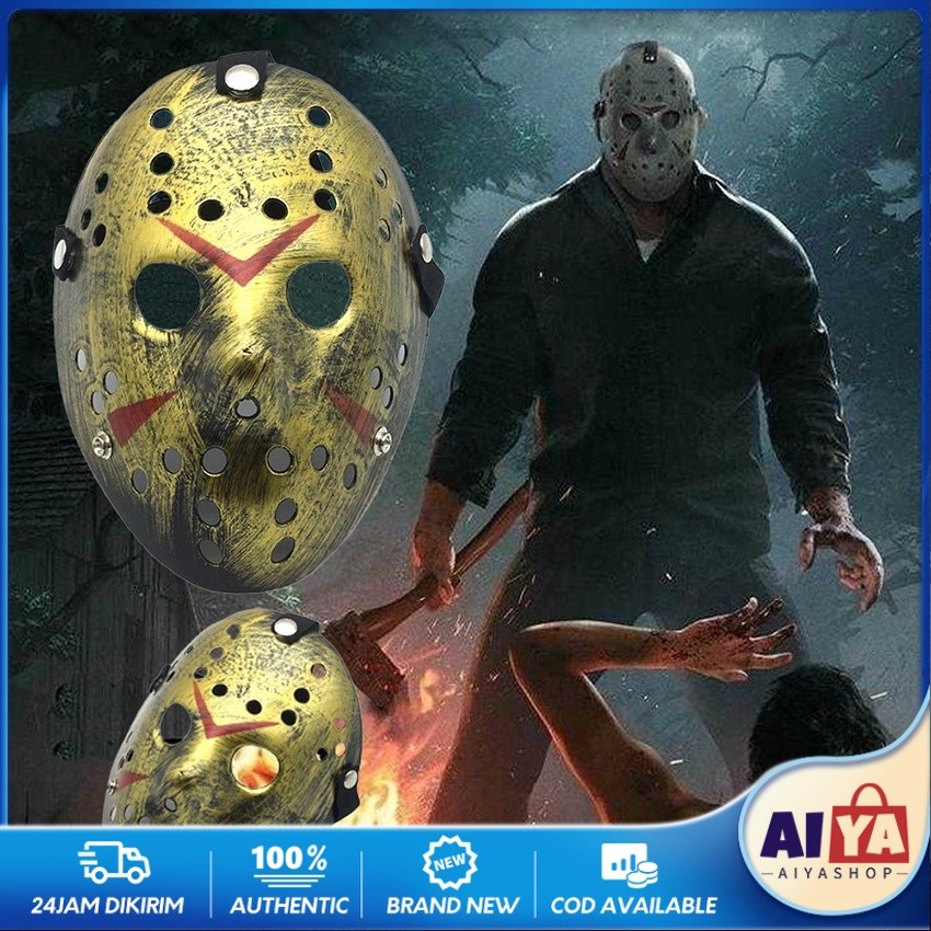 Topeng Jason Topeng Hoki Mask Topeng Halloween Cosplay Jason