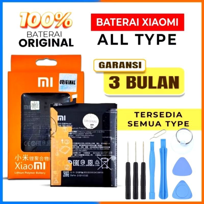 BATRE BATTERY XIAOMI ALL TYPE REDMI NOTE 7/7 PRO REDMI 9T POCO M3 POCO X3 8PRO NOTE 9 10 10PRO POCOP