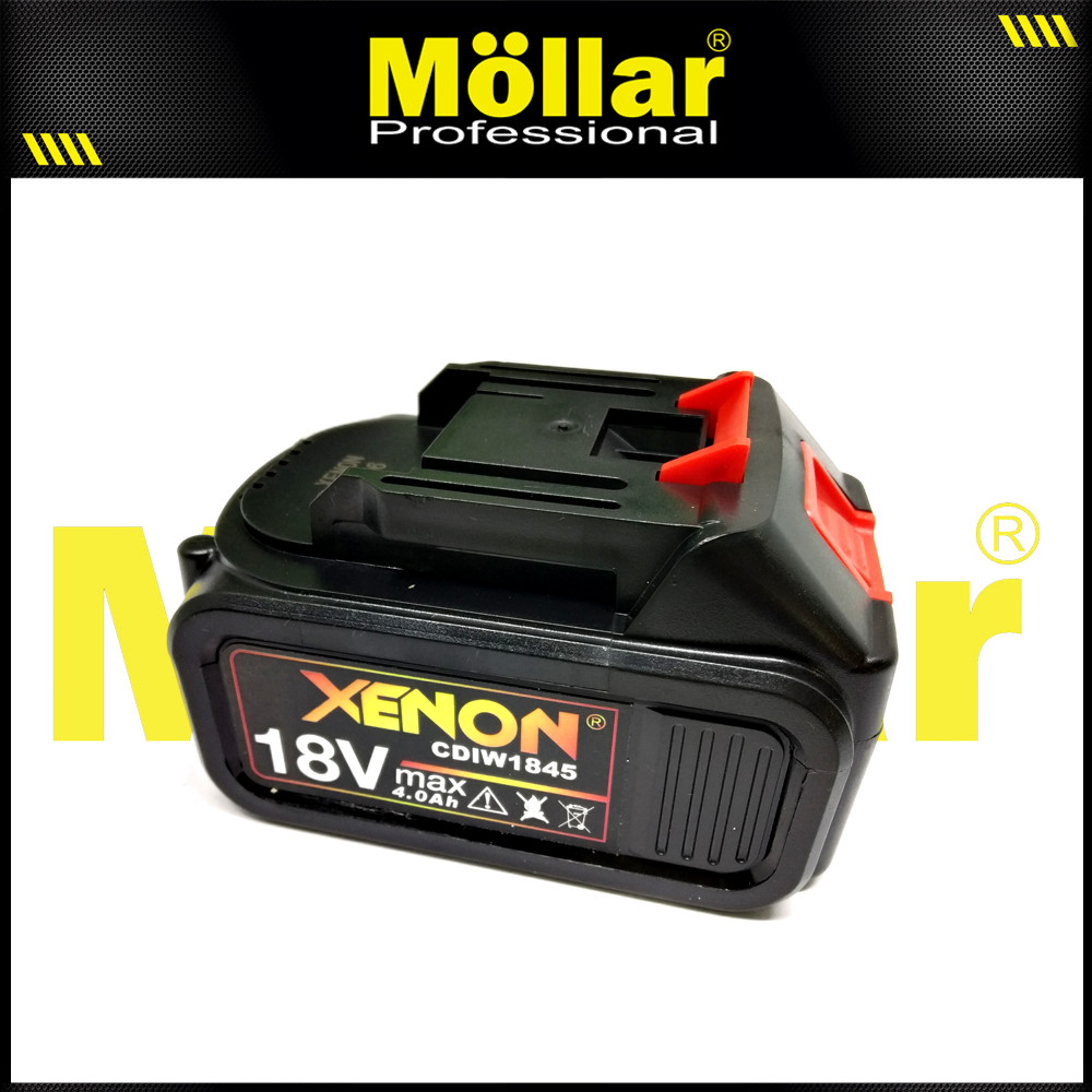 XENON 18V 4A BATERAI BOR GERINDA CORDLESS XENON CDID CDAG 1845 BATERE