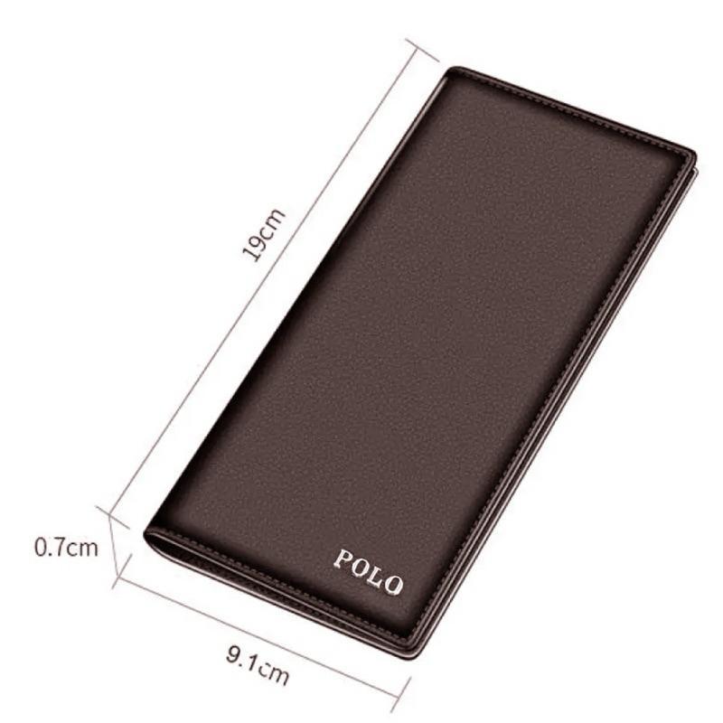 Dompet Pria Kulit Sintetis Dompet Pria Wallet PANJANG Polo