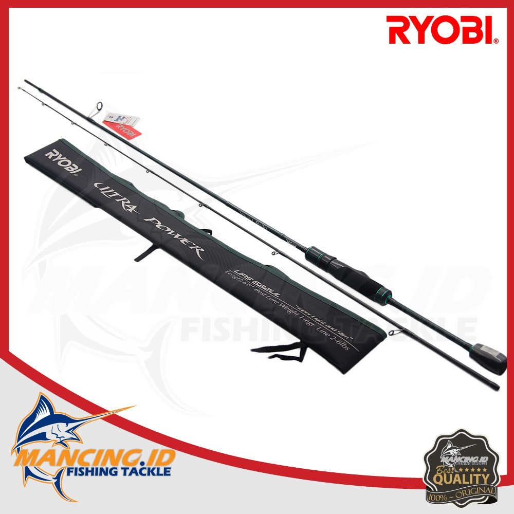 Ryobi ULTRA POWER UL Joran Pancing Spinning Fuji Ultra Light Rod