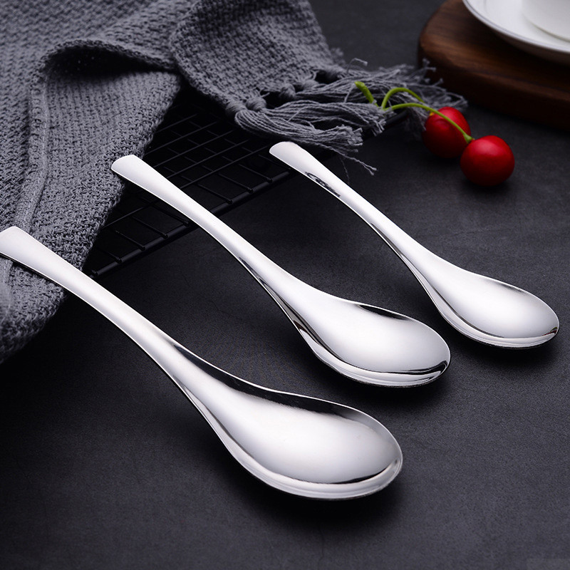 Sendok Makan Anak-anak Cina Rumah Tangga Sendok Makan Stainless Steel/Evolenser