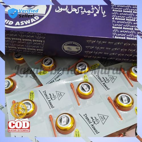 Celak Mata Itsmid Aswad Hashmi Kajal Asli Arab Halal Tahan Lama / Eye Liner Santri Plus Vit E