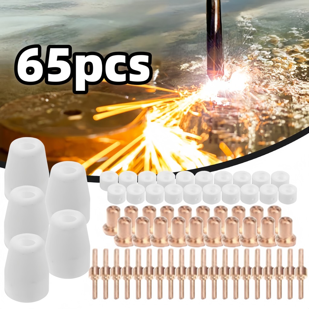 Tip Nozzle Plasma Cutter PT31 Udara Plasma Cutter 65pcs