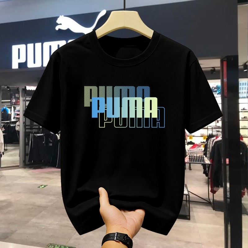 Kaos Puma Pria Desain Premium T-shirt Casual Official SportstylePakaian Berkualitas kaos  Dasar Pria