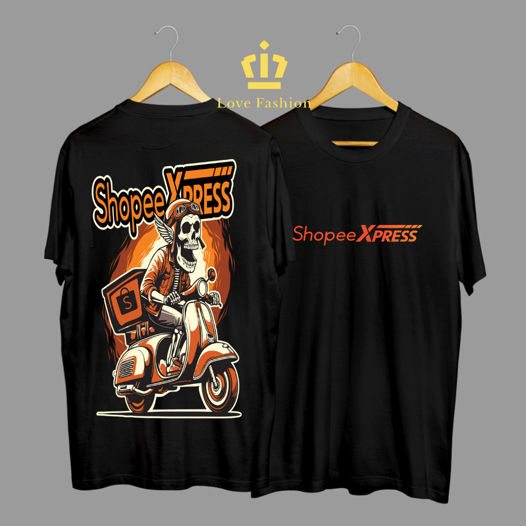 Kaos Tshirt Baju Distro Shope Express SPX Express Vespa Tengkorak Premium Terbaru