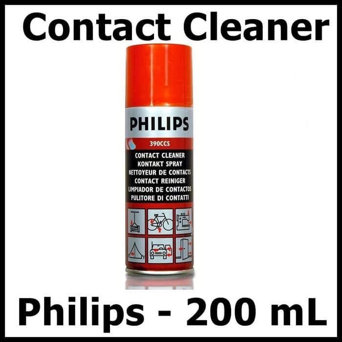 [terampuh] Philips Contact Cleaner 390ccs Kontak Cleaner Spray 200 mL