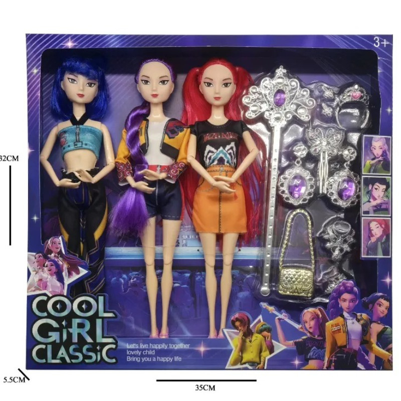 Anime KPop Demon Hunter action figure Vinyl toy Rumi Mira zoi figure vinyl mask figure-FanClub ildre