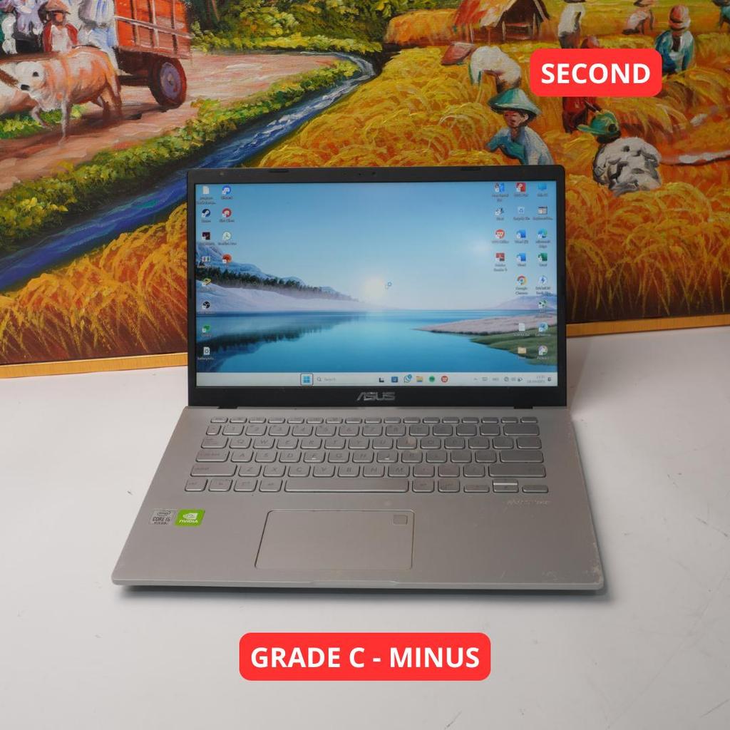 ASUS X409JP_A409JP I5 1035Gl 8 GB (14") GRADE C - MINUS LAPTOP SECOND ORIGINAL SINAR MUTIARA CELL
