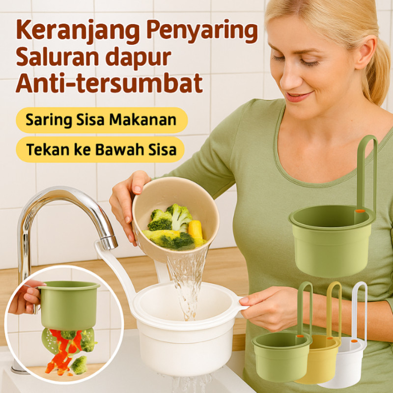 COD+Kirim Dalam 24 Jam Tirisan Gantung Keranjang Penyaring Wastafel/Keranjang Penyaring Wastafel Dap