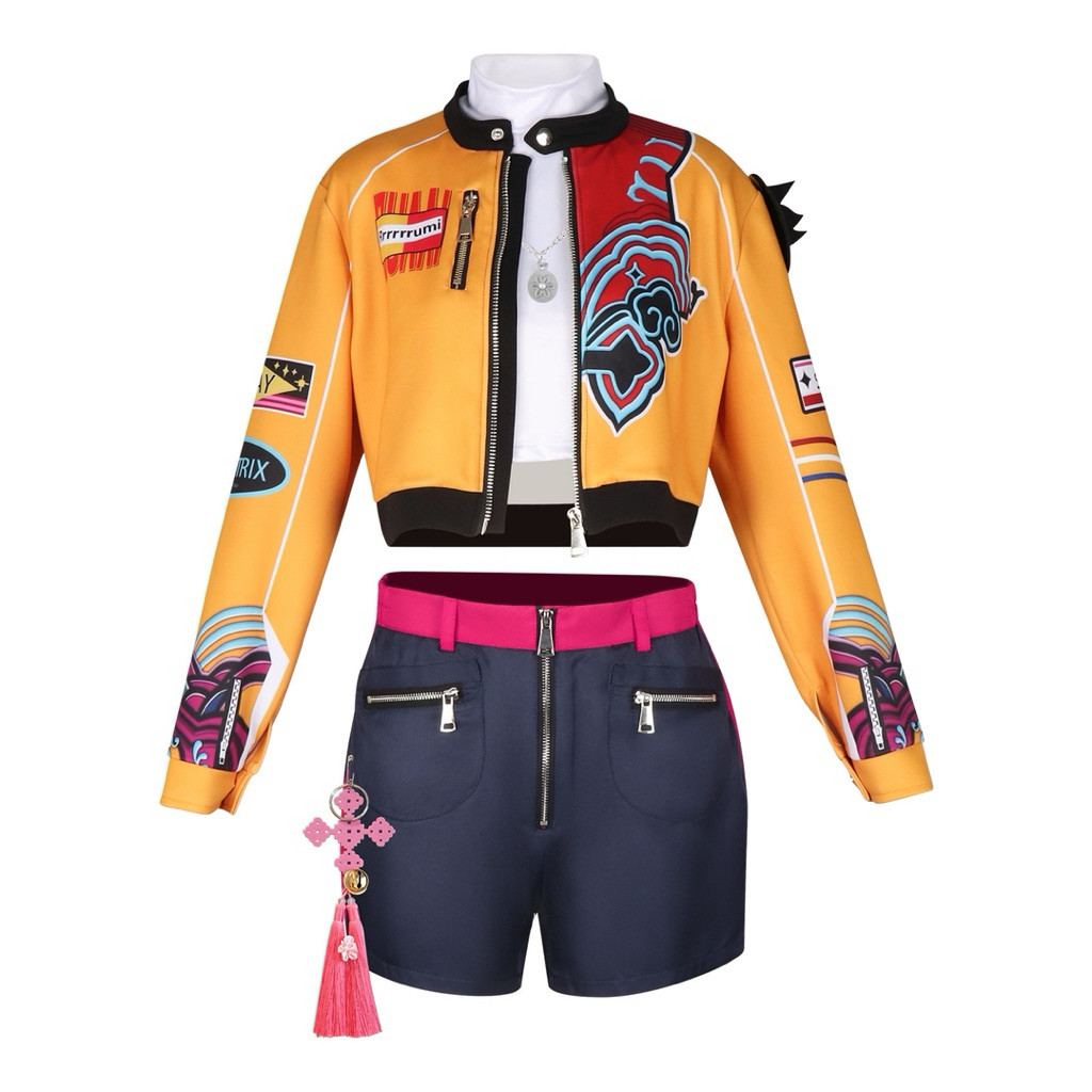 Kostum Rumi KPOP Demon Hunter K POP Huntrix Kostum Halloween Anak Dan Dewasa