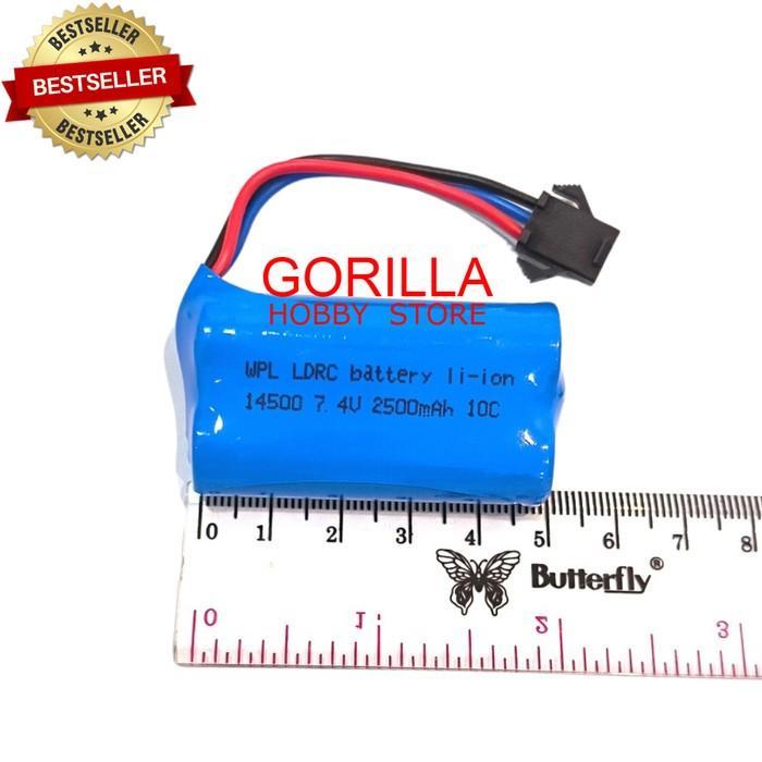 baterai up grade rc D90 MN91 MN82 MN40 MN45 14500 7.4v 2500mAH SM 3P by Urbanite store
