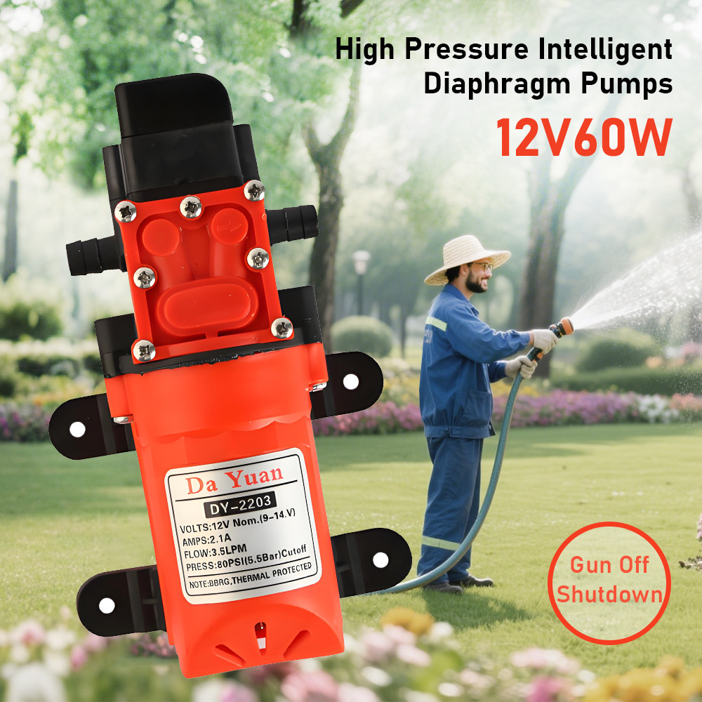 Intelligent Pressure Pump Portable High Pressure Water Pump Home Water Booster Pump Electric Water P