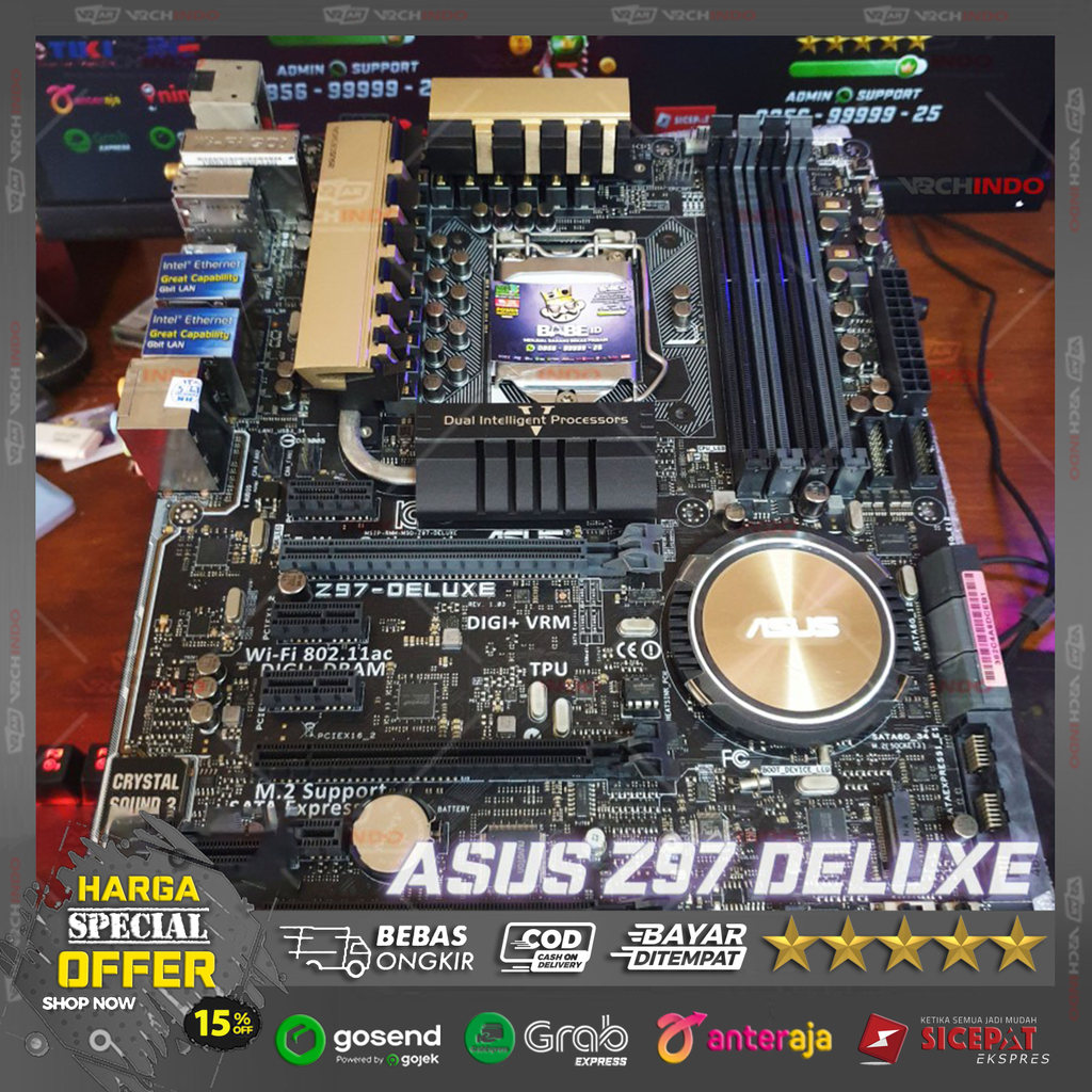 LGA 1150 Haswel Refresh - Motherboard ASUS Z97 DELUXE ThunderBolt WiFi