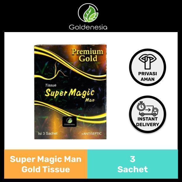(PROMO MURAH) Tissue Super Magic Man Premium Gold buruan...