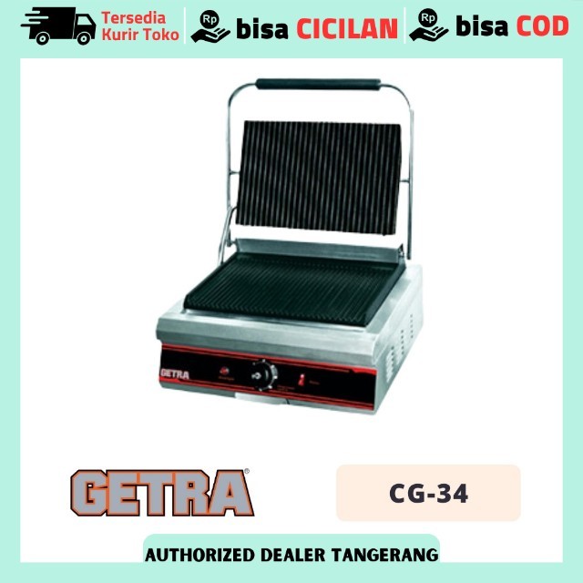GETRA CG 34 CG-34 CONTACT GRILLER PEMANGGANG GRILL LISTRIK