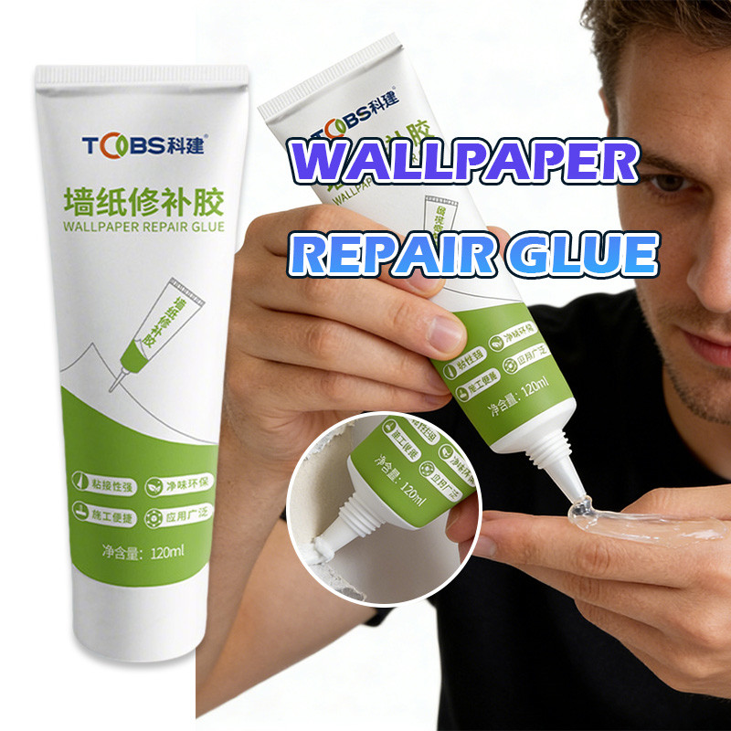 120ml Lem perekat dinding memperbaiki wallpaper yang lepas perekat sebaguna
