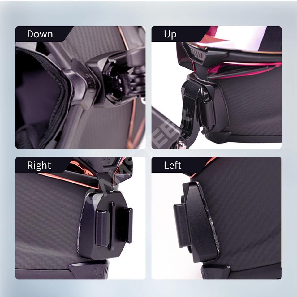 Dudukan Helm Motor Khusus untuk HJC Shoei X14 NXR RF1400 Agv Arai Untuk GoPro13 12 11 Insta360 Ace P
