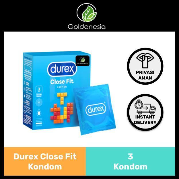 wellcome back to lala cengkareng mart Kondom Durex Close Fit / Invisible / Performa / Lainnya Isi 3 