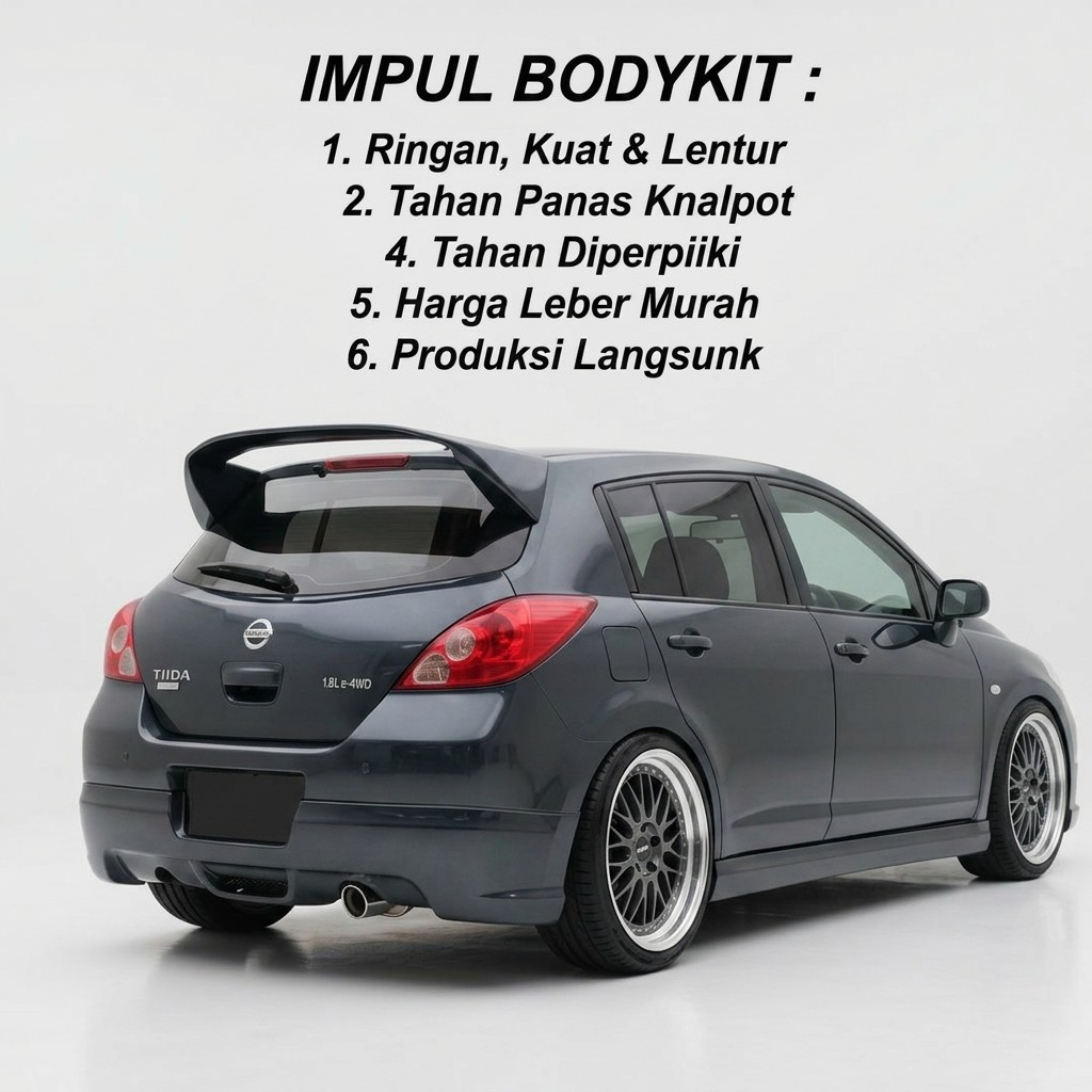 bodykit latio body kit nissan latio