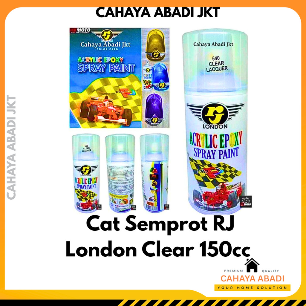 CAT SEMPROT RJ LONDON CLEAR 150CC.
