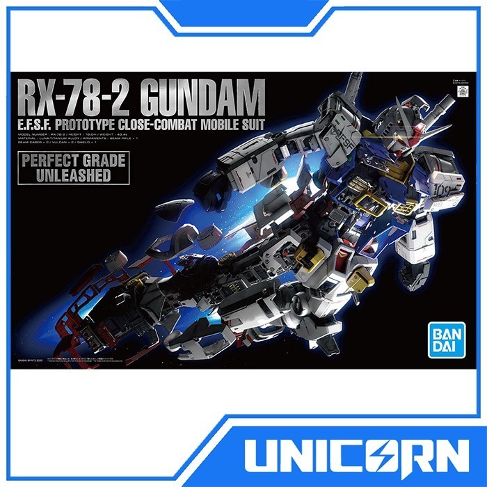 PG Unleashed RX-78-2 1/60 Gundam Bandai PG RX 78 2 Unleashed