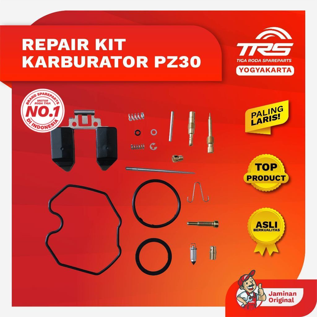 TRS Repair Kit Karburator PZ30 Pz30 PZ 30 Pz 30 Motor Roda Tiga Viar Karya 150cc 200cc 300cc Tossa S