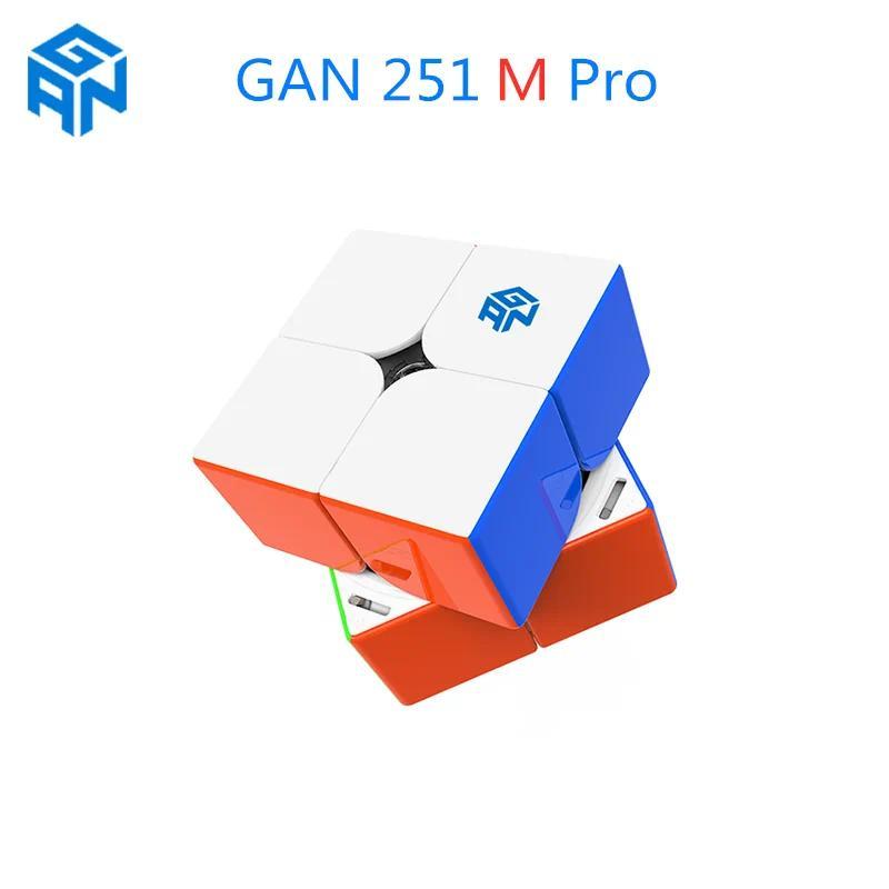 GAN 251 M Pro 2x2x2 Magnetic Cube 2x2 Speed cube Professional cube Puzzle Toys cubo GAN Cube