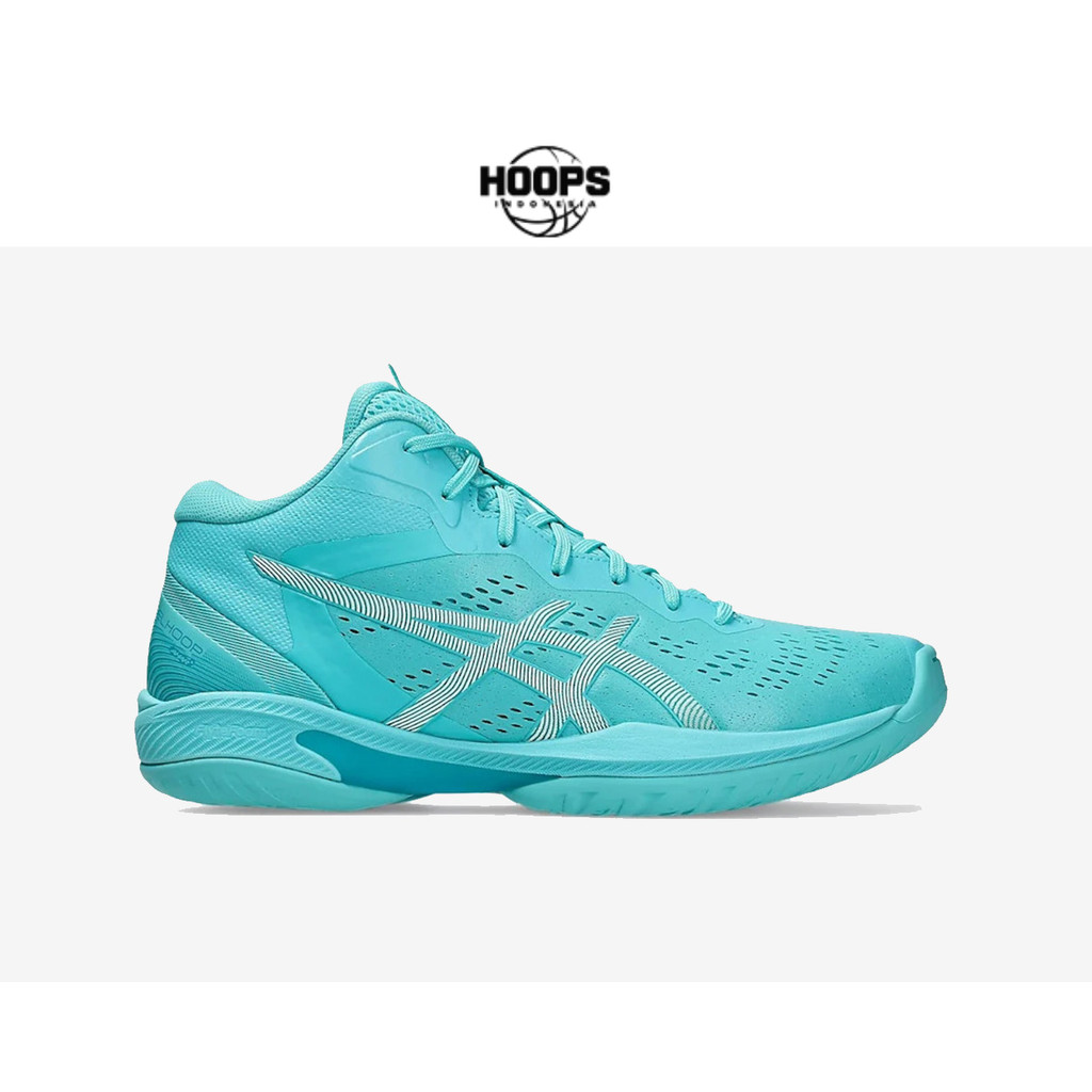 Sepatu Basket Pria Asics Gelhoop V16 Ice Mint 1063A086.400 | Hoops Indonesia