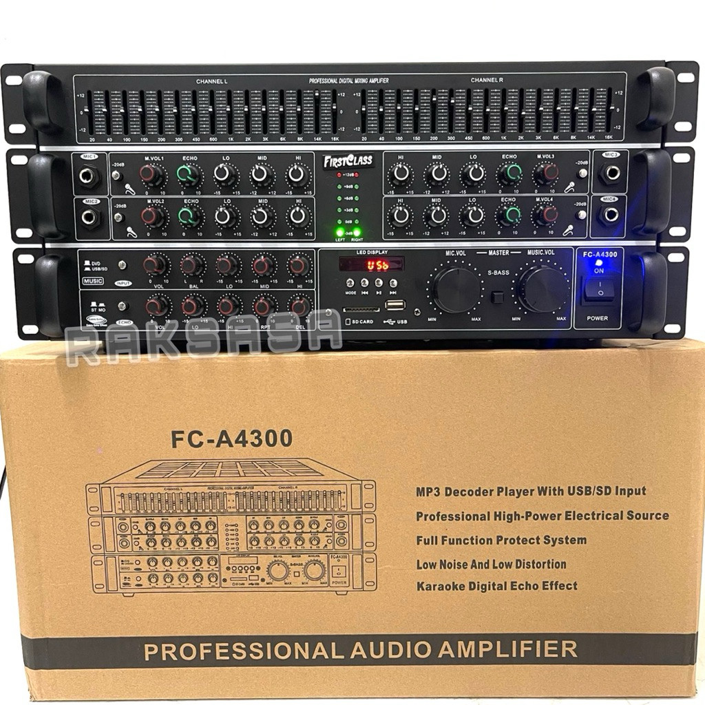 Amplifier Audio Firstclass FC A4300 / FCA 4300 / FCA4300 First Class (BISA COD)