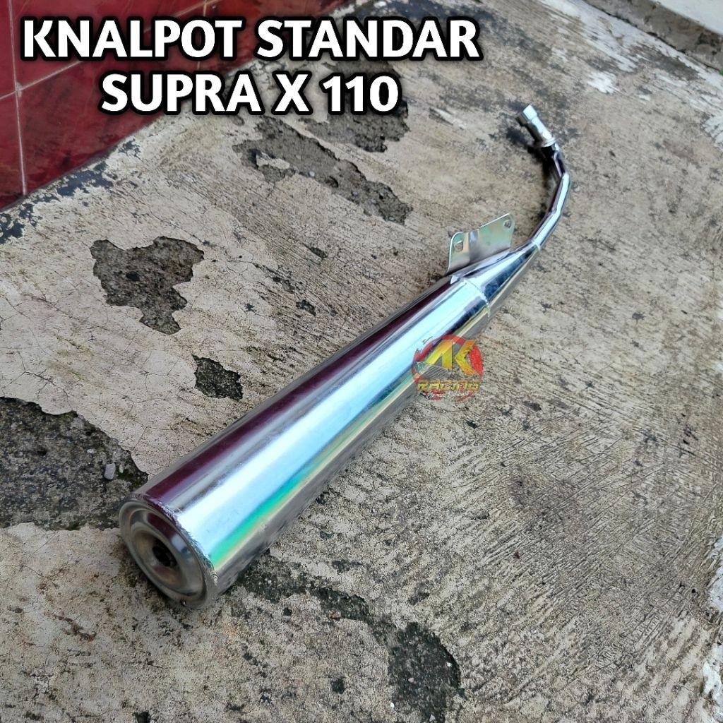 Knalpot Supra X Lama Knalpot Standart Honda Supra X100 Supra Fit Tahun 1197-2003 Knalpot Original Su