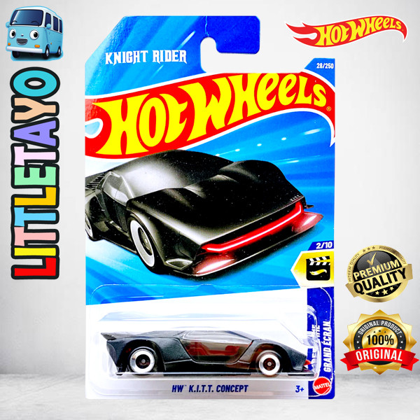 Hot Wheels Knight Rider HW KITT Concept Hitam Diecast Mobil Sport Car