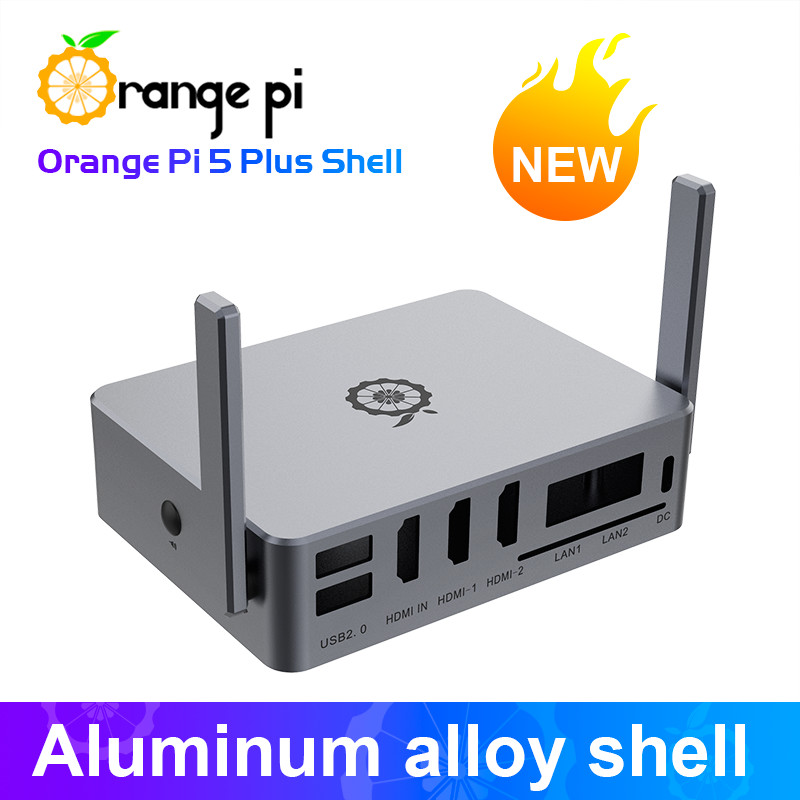 Orange Pi Aluminum alloy Case Suitable For Orange Pi 5 Plus Development Board Metal Shell