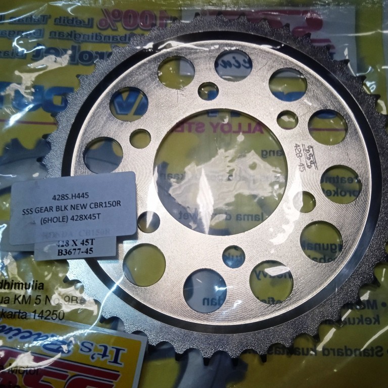 SSS Gear Belakang New CBR 150r (6 hole)