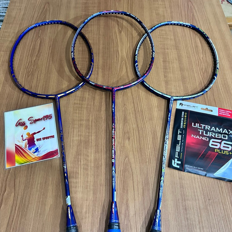 RAKET BADMINTON FELET TJ TECH RAYTHEON 7 8 Dan 9