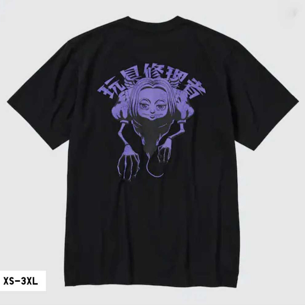 T SHIRT UNIQLO GRAFIS HUNTER X HUNTER UT BLACK |   KAOS ANIME 2024 03