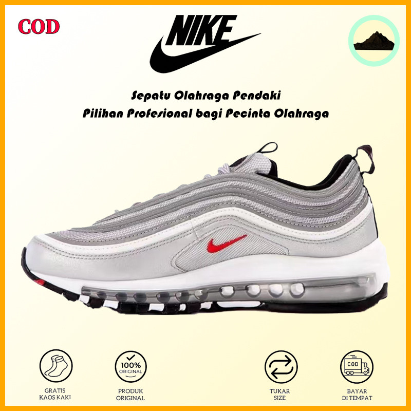 Nike Air Max 97 Yang Cocok Untuk Segala Gaya, Terbuat Dari Kain Dan Sintetis Kulit, Dengan Sistem Pe